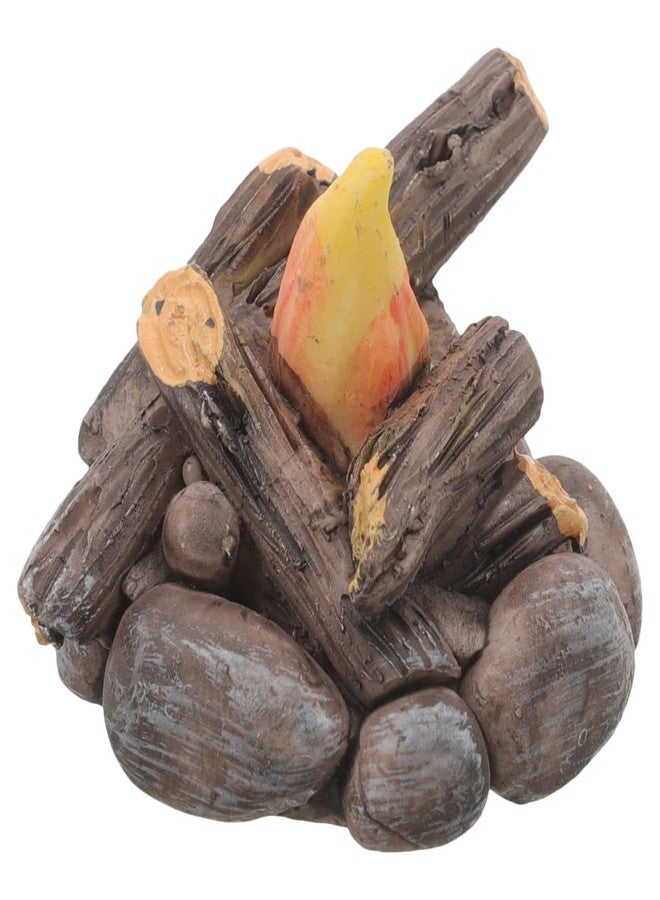 SHINEOFI Miniature Bonfire Model - Fake Campfire Ornament Micro Landscape Prop for Dollhouse, Diorama, Holiday Decor, Garden Scenes, DIY Craft Projects - Image 1